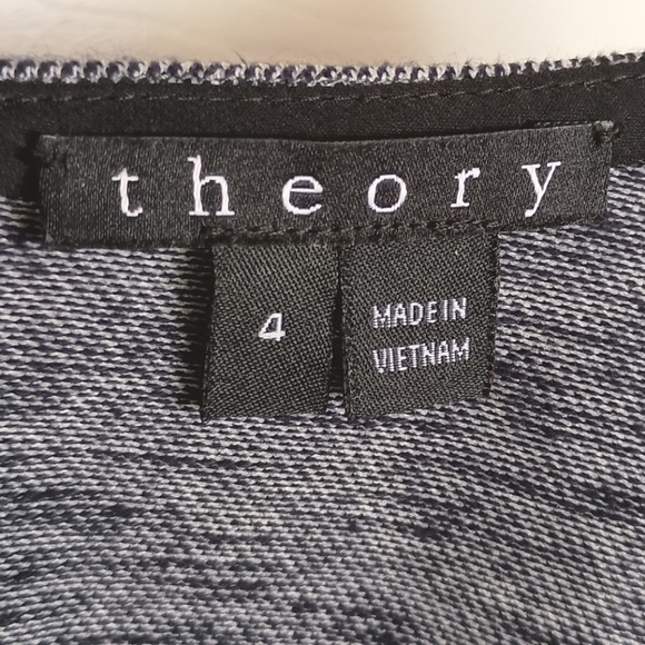 Theory A-Line Colorblock Dress - Picture 4 of 5